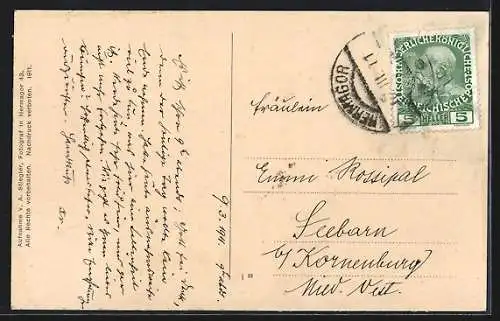 AK Hermagor /Gailtal, Teilansicht mit Kirche