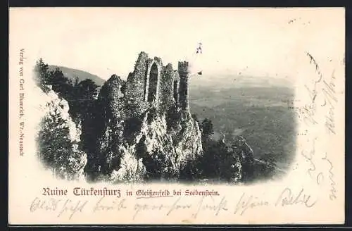 AK Gleissenfeld bei Seebenstein, Ruine Türkensturz