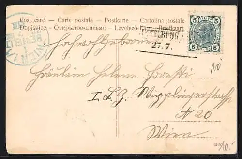 AK Steinakirchen am Forst, Ortsansicht mit Kirche