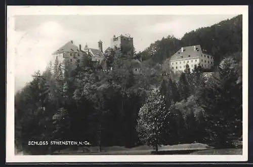 AK Ternitz /N.-Oe., Blick zum Schloss Stixenstein