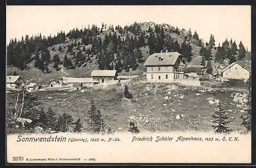 AK Schottwien, Friedrich Schüler-Alpenhaus am Sonnwendstein