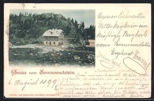 AK Schottwien, Friedrich Schüler-Alpenhaus am Sonnwendstein