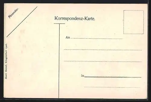 AK Loretto am Wörthersee, Ortsansicht vom Wasser aus