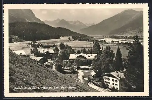 AK Ehenbichl i. Tirol, Rieden mit Lechtaler Alpen