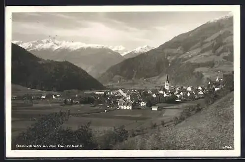 AK Obervellach, Blick zum Ort