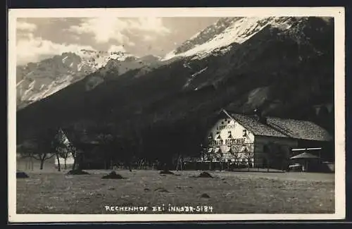 AK Innsbruck, Ansicht vom Gasthaus Rechenhof