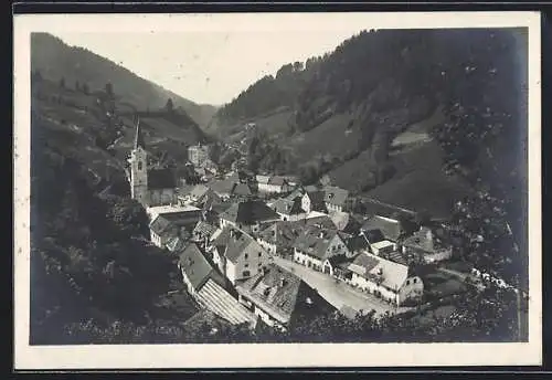 AK Hüttenberg, Panoramablick vom Berg