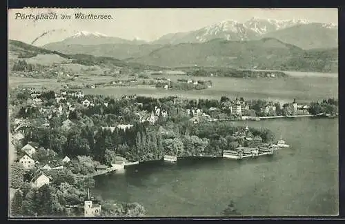 AK Pörtschach am Wörthersee, Teilansicht