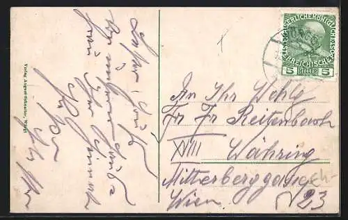 AK Wörgl /Tirol, Gesamtansicht mit Bergpanorama aus der Vogelschau