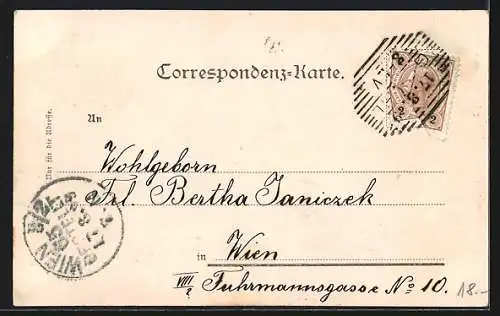 AK Obermeisling, Ortsansicht aus der Vogelschau