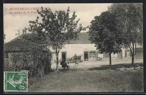 AK Montargis-Baucourt, Au milieu de la Foret