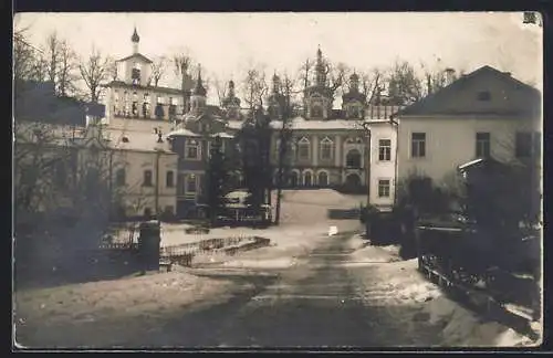 AK Petschory, Partie am Kloster