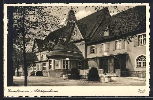 AK Gumbinnen, Restaurant Schützenhaus, Teilansicht