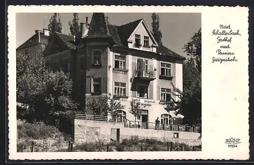 AK Bad Schallerbach, Hotel Greigeritsch
