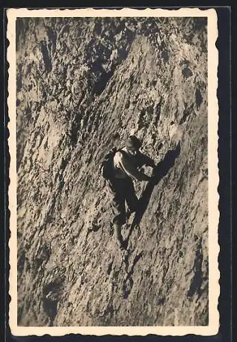 AK Bergsteiger am Admonter Reichenstein