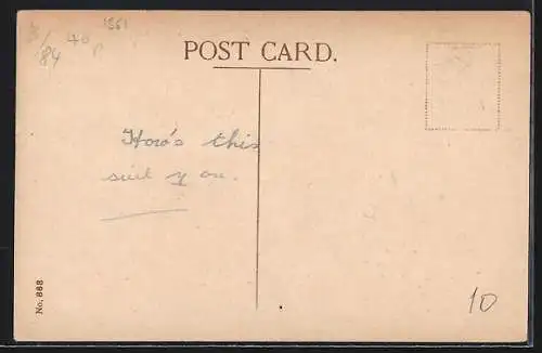 AK Ehemann glotzt eine hübsche Frau an