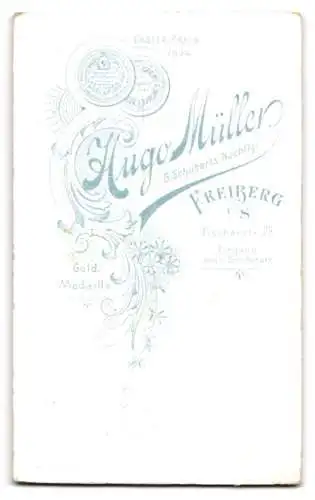 Fotografie Hugo Müller, Freiberg, Fischerstr 29, Porträt eines eleganten Herrn