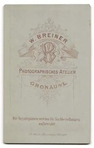 Fotografie W. Breiner, Gronau, Porträt eines jungen Mannes