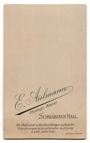 Fotografie E. Aulmann, Schwäbisch Hall, Zwei Frauen im Porträt