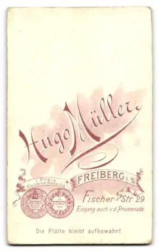 Fotografie Hugo Müller, Freiberg, Fischer-Str. 29, Porträt eines älteren Mannes