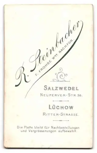 Fotografie R. Steinbacher, Salzwedel, Neuperver-Str. 38, Porträt einer Dame