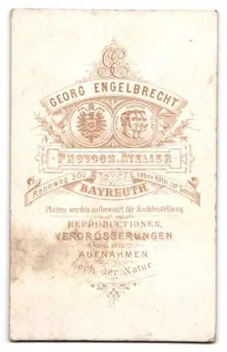 Fotografie G. Engelbrecht, Bayreuth, Rennweg 300, Porträt eines Jugendlichen im Anzug