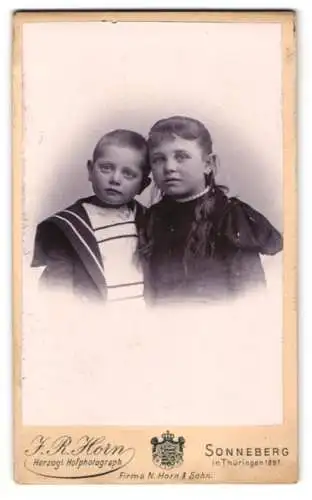 Fotografie J. R. Horn, Sonneberg, Kinderportrait