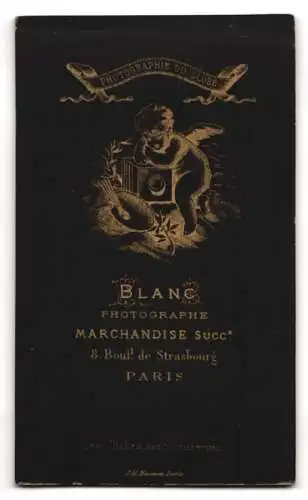 Fotografie Marchandise, Paris, Boulevard de Strasbourg 8, Porträt eines Mannes