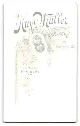 Fotografie Hugo Müller, Freiberg, Fischer-Str. 29, Porträt eines eleganten Herrn
