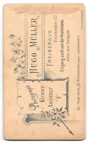 Fotografie Hugo Müller, Freiberg, Fischerstr. 27, Porträt einer jungen Frau