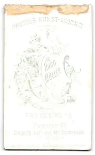 Fotografie Hugo Müller, Freiberg, Fischerstrasse 27, Porträt einer jungen Frau