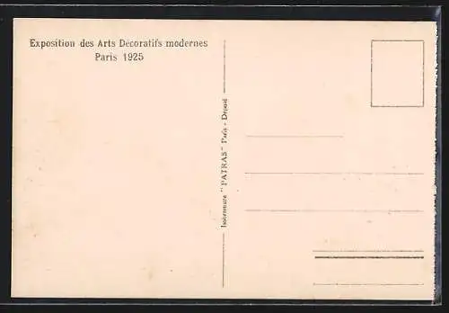 AK Paris, Exposition des Arts Decoratifs modernes 1925, Pavillon de la Ville de Paris, Ausstellung