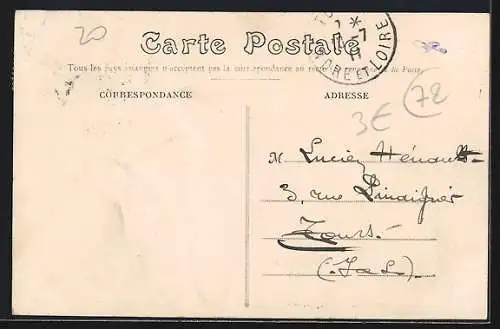 AK Le Mans, Exposition 1911, Le Village Noir