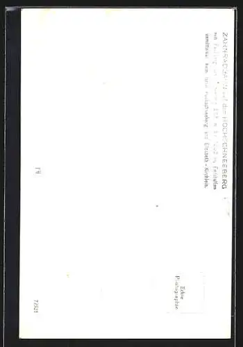 AK Schneebergbahn, Zahnradbahn auf den Hochschneeberg unter Volldampf