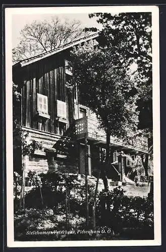 AK Pramet /O.-Oe., Piesenham, Franz Stelzhamers Vaterhaus