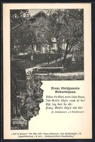 AK Pramet /O.-Oe., Piesenham, Franz Stelzhamers Geburtshaus