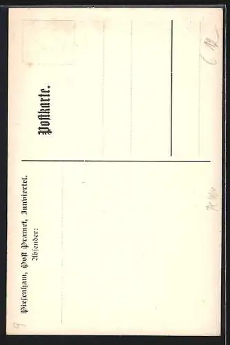 AK Pramet /O.-Oe., Piesenham, Franz Stelzhamers Geburtshaus