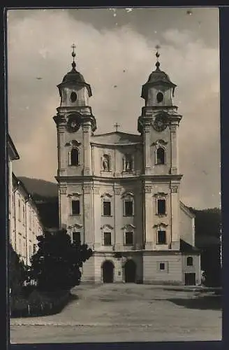 AK Mondsee, Ansicht der Kirche