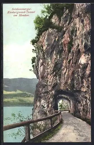 AK Mondsee, Kienbergwand-Tunnel am Mondsee