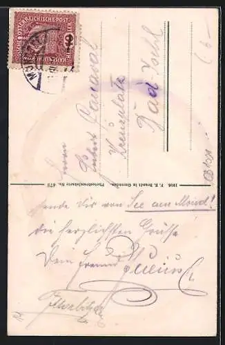 AK Mondsee, Kienbergwand-Tunnel am Mondsee