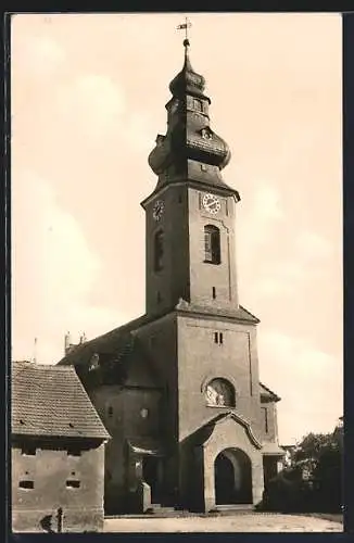 AK Wintersdorf / Thüringen, Evangelisch-lutherische Kirche