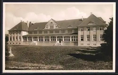 AK Lager Heuberg-Stetten, Ansicht des Kasinos