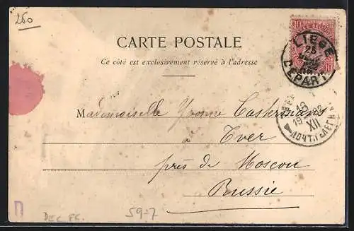 AK Neujahrsgruss, Jahreszahl 1903, Frau mit Kalenderblättern