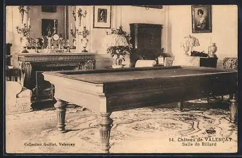 AK Valencay, Château de Valencay, Salle de Billard