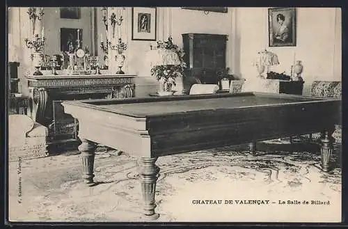 AK Valencay, Château de Valencay, Salle de Billard