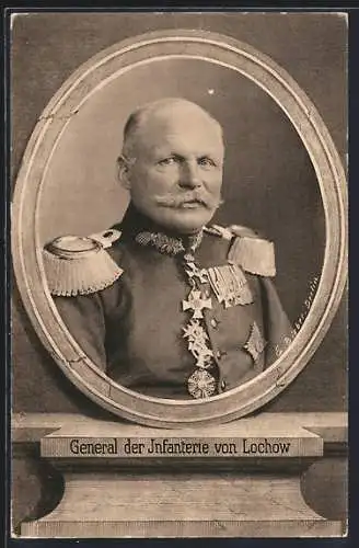 AK General der Infanterie von Locheow in Galauniform mit Epauletten