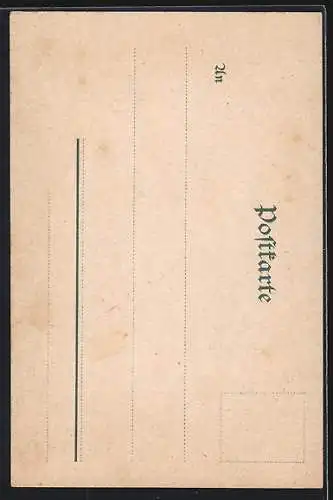 AK Märchen, Däumling, Familie geht in den Wald