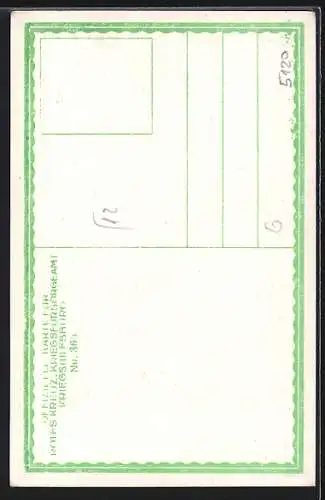 Künstler-AK Görz, zerschossenes Kloster, Rotes Kreuz Nr. 363