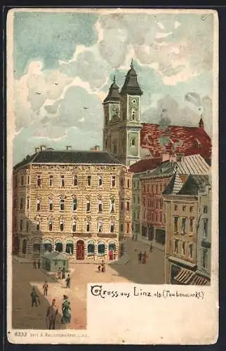 Lithographie Linz a. D., Taubenmarkt