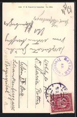 AK Gmunden, Mairalm mit Traunstein